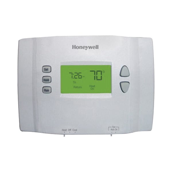 Honeywell Home Heating and Cooling Push Buttons Programmable Thermostat